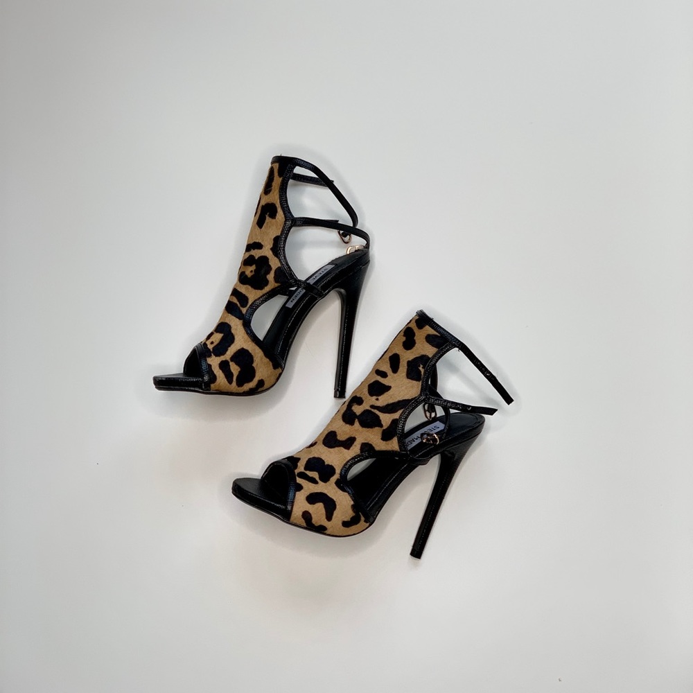 Steve Madden Leopard Print Sandals.